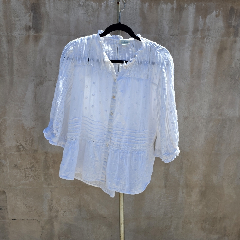 Sundance White Blouse